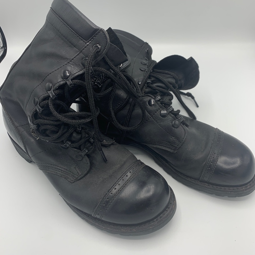 Corcoran 10" Black Leather Boots 1525 Military 8.5